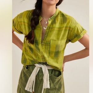 Pilcro Anthropologie the Hanna surf blouse Women’s medium